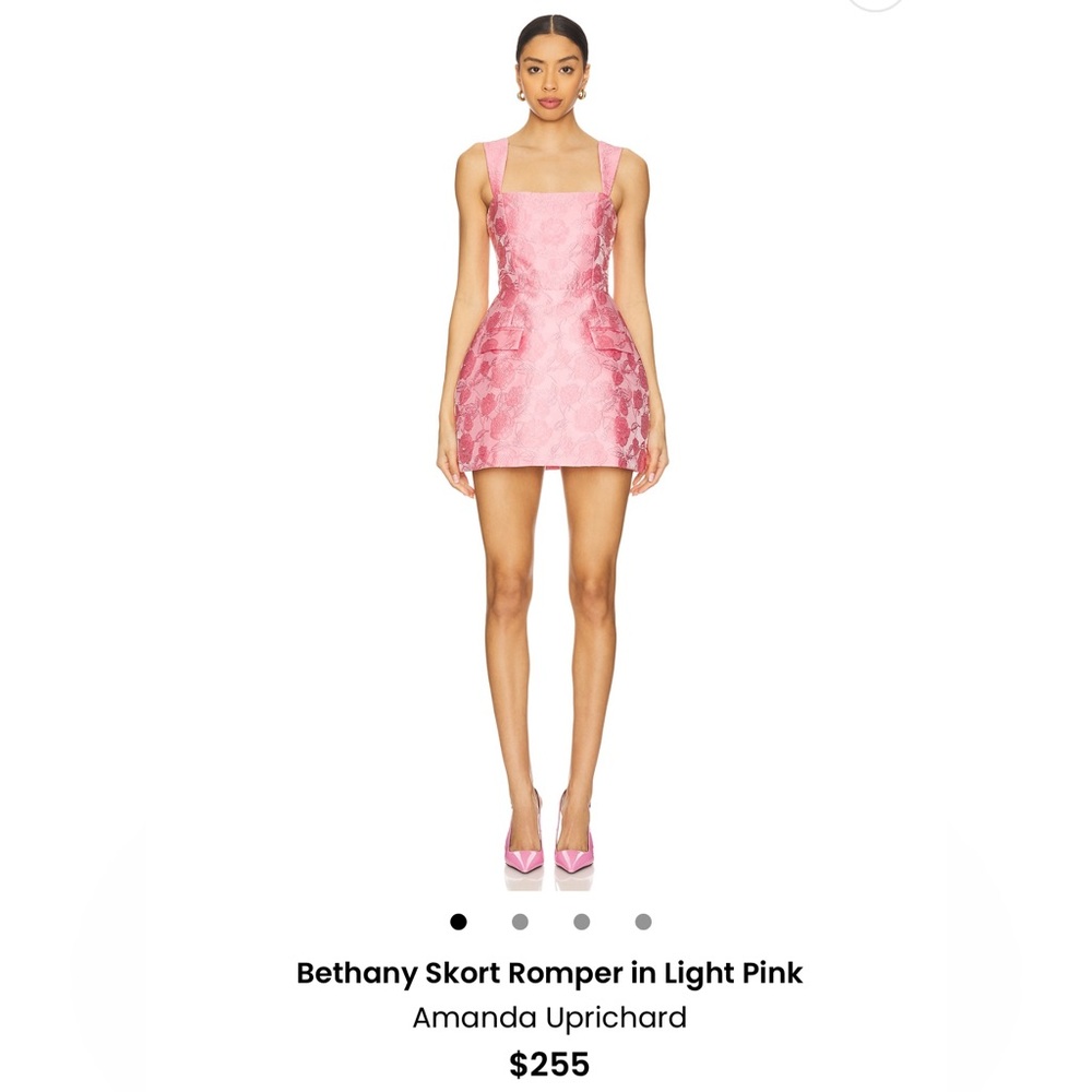 REVOLVE | Amanda Uprichard - Bethany Skort Romper in Light Pink | Size S